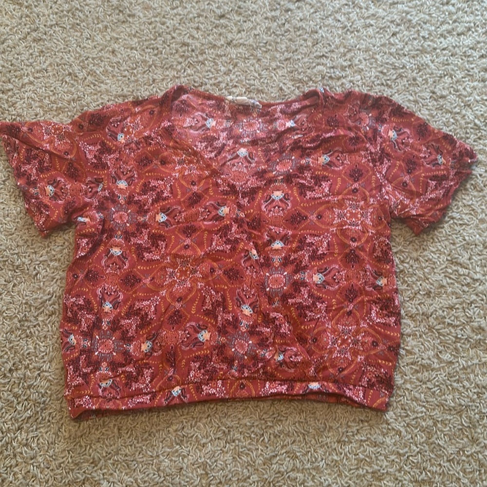 Pink Republic- Red Crop Top (Size XS)